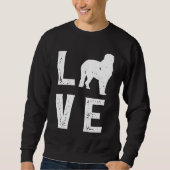 Sweatshirt Irish Wolfhound Love (Devant)