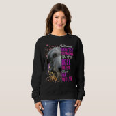 Sweatshirt Irish Wolfhounds Est Une Fille Meilleur Ami Chien  (Devant entier)