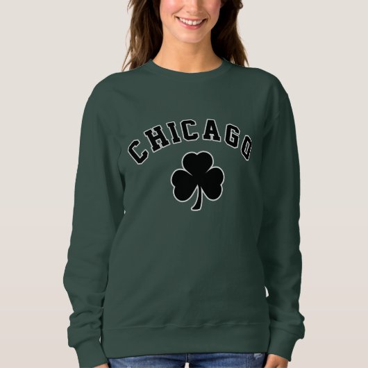Sweatshirt Irlandais de Chicago (Devant)