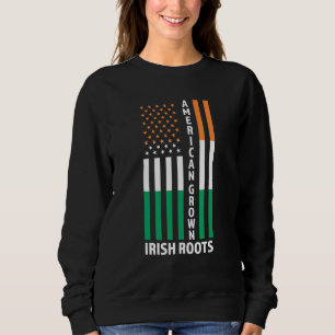 Sweatshirt Irlandais de souche irlandaise cultivé en Amérique