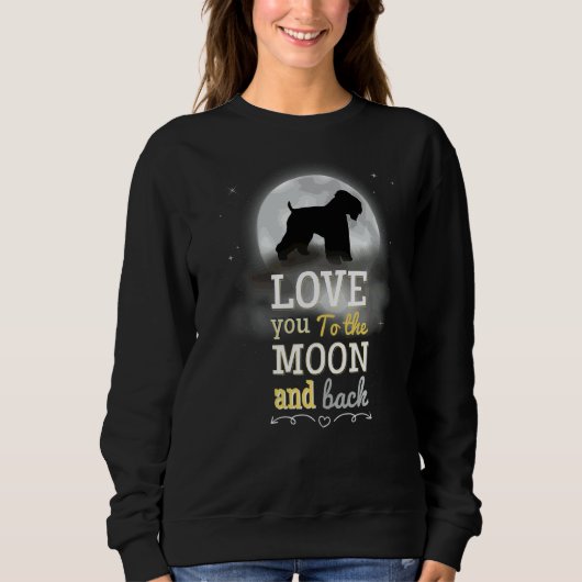 Sweatshirt Irlandais Doux Manipulé Terrier Chien Aimer À (Devant)