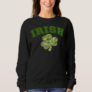 Sweatshirt IRLANDAIS, jolie St patrick quatre feuilles Clover
