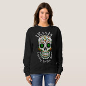 Sweatshirt Irlandais Lucky À L'Os (Devant entier)