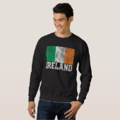 Sweatshirt Irlande Drapeau Pride Racines Pays St Patrick' (Devant entier)