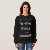 Sweatshirt Irlande Stew Irlande Irlande Favorite Aliments Fav (Devant entier)