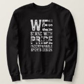 Sweatshirt ISD Hommes Stand With Pride Crewneck (Design devant)