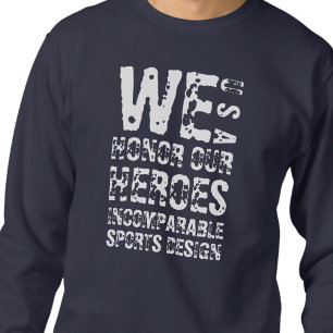 Sweatshirt ISD Men's We Honor Our Heroes Crewneck