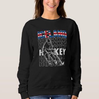 Sweatshirt Islande Hockey sur glace  Équipe de Hockey Islanda