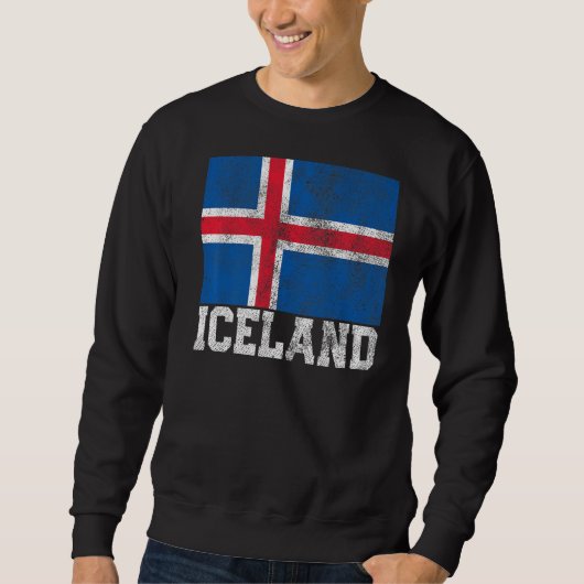 Sweatshirt Islande Islande Drapeau Fierté Racines Pays Famill (Devant)