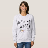 Sweatshirt Isles of Scilly Drapeau Coeur (Devant entier)