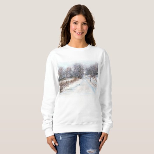 sweatshirt "Isolement hivernal" (Devant entier)