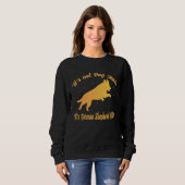 Sweatshirt It s Not Dog Hair It s German Shepherd Glitter (Devant entier)