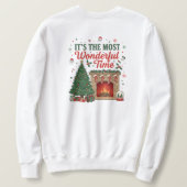 Sweatshirt It’s The Most Wonderful Time, Joyful Christmas Sea (Design dos)