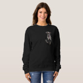 Sweatshirt Italian Greyhound In Your Pocket Dogs Tee (Devant entier)