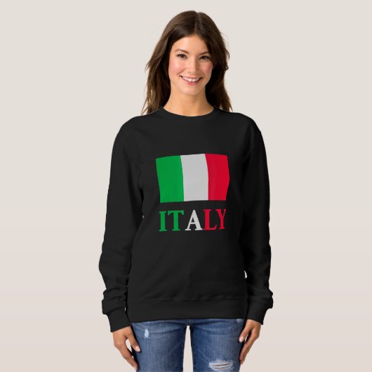 Sweatshirt Italie Drapeau Bandiera Italie Pays Italie (Devant entier)