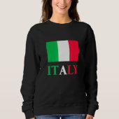 Sweatshirt Italie Drapeau Bandiera Italie Pays Italie (Devant)