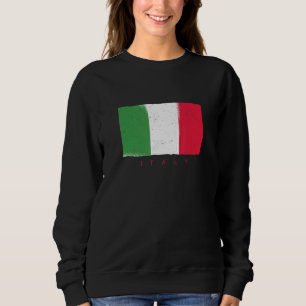 Sweatshirt Italie Pays Drapeau Italie Italiana Boots Ro