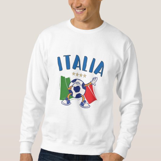Sweatshirt Italy Dabbing Soccer (Devant)
