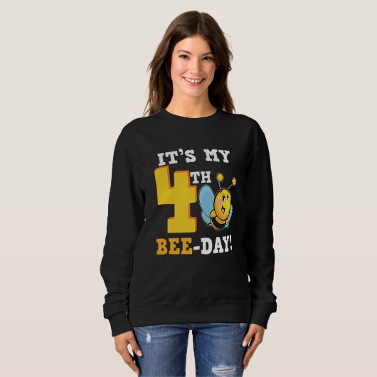 Sweatshirt It's 4th Bee Day Honey Beekeeper Apiary Beekeeping (Devant entier)
