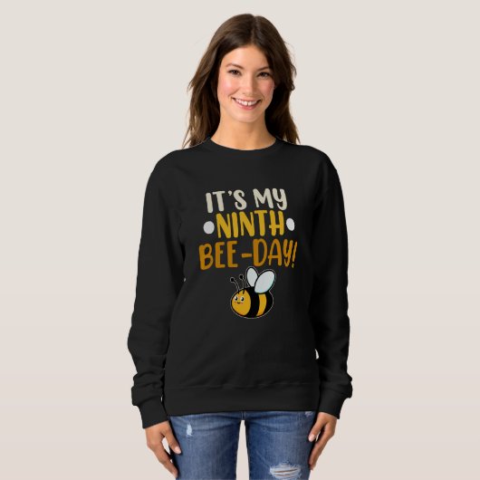Sweatshirt It's 9th Bee Day Honey Beekeeper Apiary Beekeeping (Devant entier)