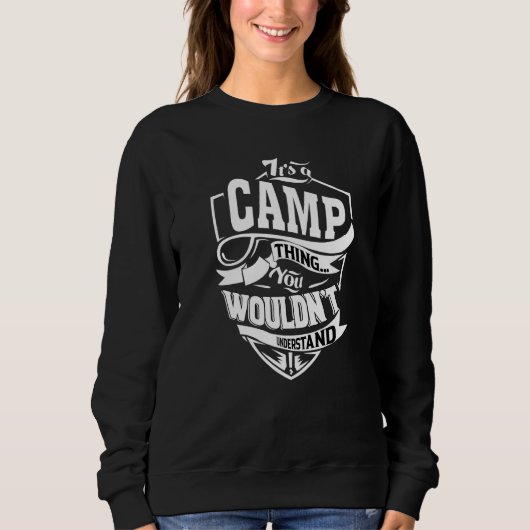 Sweatshirt It's A Camp Thing (Devant)