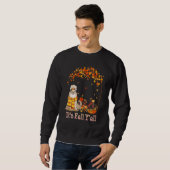 Sweatshirt It's Fall Y'all Shih Tzu Bike Pumpkin Spice Autumn (Devant entier)