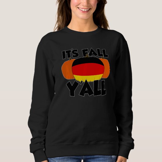 Sweatshirt It's Fall Y'all Thanksgiving Pumpkin Italy  1 (Devant)