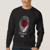 Sweatshirt It's In My DNA Japan Japanese Proud Japan Flag 1 (Devant)