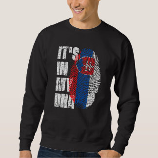 Sweatshirt It's In My Dna Slovakia Flag Slovak Slovakian