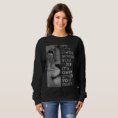 Sweatshirt It's not over when you lose  never quit motivation (Devant entier)