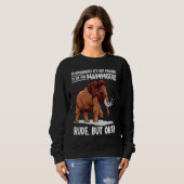 Sweatshirt It's Not Possible To See Live Mammoths Woolly Mamm (Devant entier)