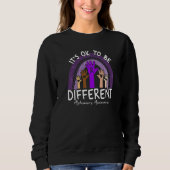 Sweatshirt It's Ok To Be Different Alzheimeru2019s Awareness (Devant)