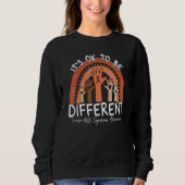 Sweatshirt It's Ok To Be Different Prader Willi Syndrome Awar (Devant)