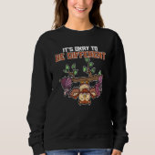 Sweatshirt It's okay to be different Sei Anders Owl Bat 3 (Devant)