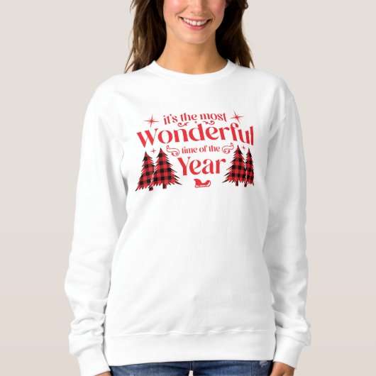 Sweatshirt It's The Most Wonderful Time Of The Year  (Devant)