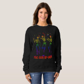 Sweatshirt Ive Got Biceps Bisexual LGBTQ Bi Pride Workout Out (Devant entier)