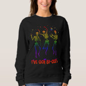 Sweatshirt Ive Got Biceps Bisexual LGBTQ Bi Pride Workout Out (Devant)