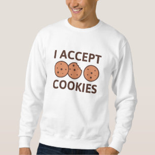 Sweatshirt J'accepte les cookies