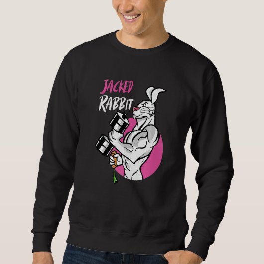 Sweatshirt Jacked Rabbit Gym Rabbit Jumpy Rabbits Premium (Devant)