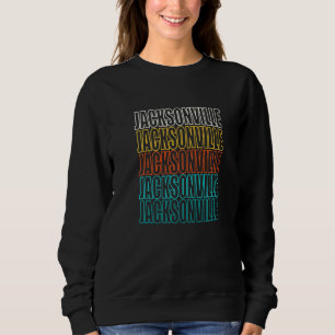 Sweatshirt Jacksonville Florida Américain Fl Usa Résident Acc