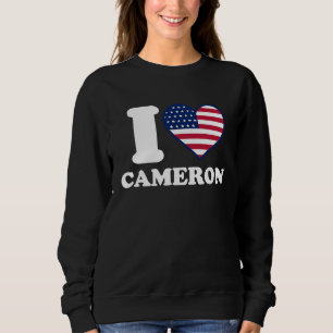 Sweatshirt J'adore Cameron j'aime Cameron