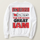 SWEATSHIRT J'ADORE LES DÉTESTEURS (Design dos)
