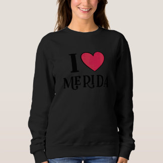 Sweatshirt J'adore les vacances à Mérida au Mexique  