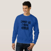 Sweatshirt J'adore l'horreur (Devant entier)