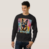 Sweatshirt J'adore mon berger allemand (Devant entier)
