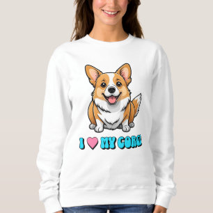Sweatshirt J'adore mon Corgi