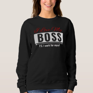 Sweatshirt J'adore mon patron