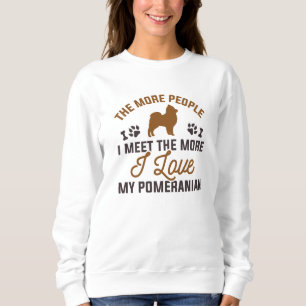Sweatshirt J'adore mon Pomeranian