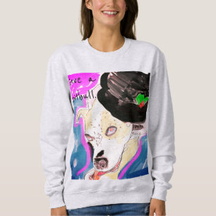 Sweatshirt J'adore un pitbull.
