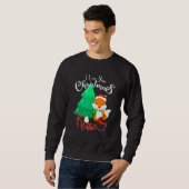 Sweatshirt J'adore vos baisers de Noël (Devant entier)